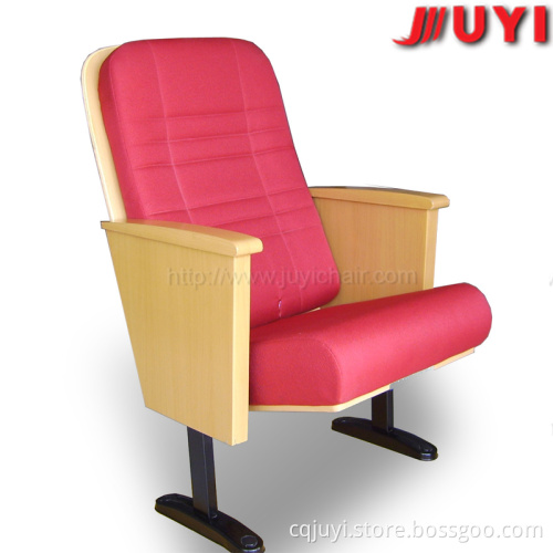 JY-603 factory price teatro silla chair seat and back plywood modern high back wing chair long back chair